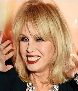  ??  ?? Joanna Lumley: The TV star has a simple way to stay so glamorous