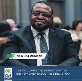 New CMS CEO committed to advancing SA's healthcare landscape - PressReader