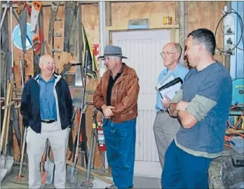  ??  ?? A SAFE PLACE: A Men’s Shed is set to be up and running in Putaruru by the end of the year giving men a place to build, talk and enjoy each other’s company.