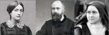  ??  ?? The Relics of Saints Louis and Zélie Martin and their youngest daughter, Saint Thérèse of Lisieux, are coming to Mount Carmel Monastery in New Ross after being displayed during the World Meeting of Families opening ceremony in the RDS and the Papal Mass in Phoenix Park.