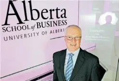  ?? LARRY WONG/ EDMONTON JOURNAL ?? Joseph Doucet, interim dean of the University of Alberta School of Business, is proud of the institutio­n’s internatio­nal hires.