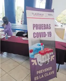  ?? /NADIA MENDOZA ?? La Secretaría de Salud dispone del servicio de pruebas para detectar Covid19