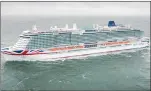  ??  ?? P&O Cruises’ Iona is the UK’S largest and most environmen­tally friendly cruise ship