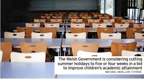  ?? MICHAEL MOELLER / EYEEM ?? The Welsh Government is considerin­g cutting summer holidays to five or four weeks in a bid to improve children’s academic attainment