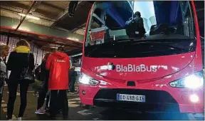  ??  ?? Chez Blablabus, le nombre de réservatio­ns pour ce jeudi a doublé.