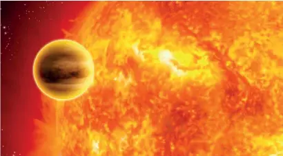  ?? (Image credit: NASA/JPL-Caltech) ?? An artist's depiction of the planet 51 Pegasi b orbiting its star.