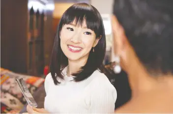  ?? DENISE CREW/NETFLIX ?? Home organizer and author Marie Kondo has a new book that teaches kids it’s fun to clean up around the house.