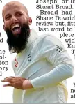  ?? AFP ?? Celebrate: Moeen has the wicket of Campbell