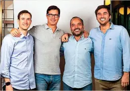  ?? ?? De izquierda a derecha, el equipo directivo de Pulpo: Pablo Sosa, Javier Arambarri, Evaristo Babé y Eduardo Infante.