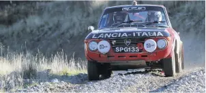  ??  ?? Steve Graham adds a dash of Italian flair to the event in 2017 in his Lancia