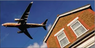  ??  ?? n CLOSE ENCOUNTER: Residents living next to Heathrow are less likely to complain about noise than those living in neighbouri­ng boroughs