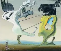  ?? SOTHEBY’S ?? Casa per a erotòmans Aquesta composició surrealist­a pintada per Dalí el 1932 va doblar el preu previst