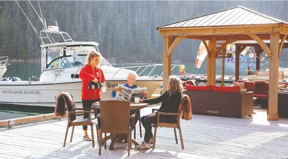  ?? NOOTKA MARINE ADVENTURES ?? Nootka Marine Adventures has opened two of its three lodges on Vancouver Island this season and has seen “a large influx of local islander bookings.”