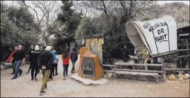  ??  ?? Fans of Bonnie Springs are attempting to get the ranch placed on the National Register of Historic Places.