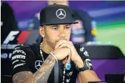  ?? Picture: EPA ?? ALL IN THE PAST: At this week’s media briefing, world champ Lewis Hamilton said he was over the Monte Carlo fiasco