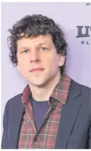  ?? AFP ?? JESSE EISENBERG. El actor llega al festival con su segunda cinta como director.