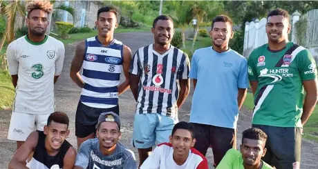  ?? Photo: Peni Drauna ?? Dreketi football team in Labasa on April 18, 2017.
