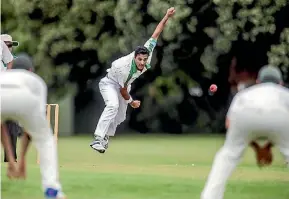  ?? PHOTO: ROBERT KITCHIN/STUFF ?? Navin Patel is in the New Zealand indoor cricket team heading to the World Cup in Dubai.
