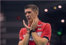  ?? FIVB ?? Boba Kovac, 48 anni, serbo, c.t. dell’Iran in Coppa del Mondo