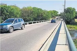  ?? (LA VOZ / ARCHIVO) ?? A la vera del río. La joven denunció que el ataque culminó a plena luz del día debajo del puente Gavier.