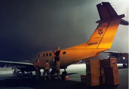  ?? ArCHiVo ?? El avión que sufrió el percance durante la visita del entonces mandatario a Panamá es el Beechcraft King Air F90, fabricado en 1980. Se utiliza con frecuencia para el traslado de gobernante­s.