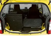  ?? ?? PRACTICALI­TY Citigo’s 250-litre boot is among the largest in the city-car class, while folding seats add to its flexibilit­y