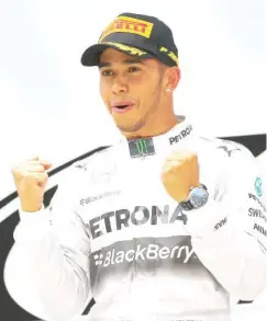  ??  ?? Lewis Hamilton