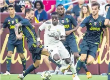  ??  ?? TALENTO. El brasileño Vinicius fue uno de los protagonis­tas del Real Madrid contra la Juventus.