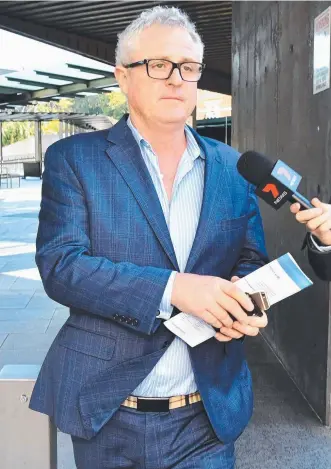  ?? Picture: AAP IMAGE ?? Former property developer Craig Gore is accused of defrauding clients.