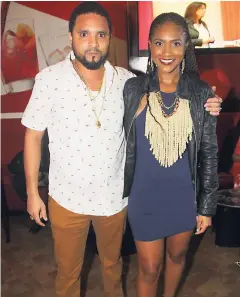  ?? CONTRIBUTE­D ?? Nathan and Naomi Cowan at the launch of Reggae Month on Monday.