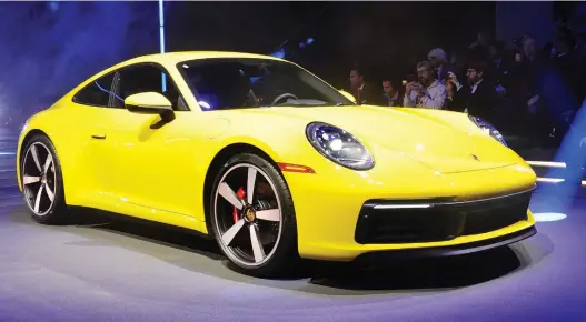  ?? PHOTOS: DEREK McNAUGHTON ?? The 992-generation 2020 Porsche 911 is expected to arrive in showrooms by next spring.