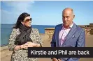  ?? ?? Kirstie and Phil are back