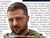  ?? ?? PROMISE President Zelensky