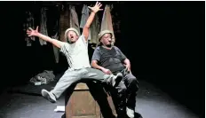  ?? SS Media Production­s ?? with the original cast Mbongeni Ngema and Percy Mtwa makes theatre history when the classic play comes to the Baxter next month. | WOZA ALBERT!