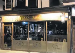  ??  ?? Punch Tarmey’s, Peaky Blinders and Sacre Bleu are just three of the outlets affected by lockdown regulation­s looking forward to a relaxation of the rules