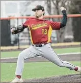  ?? Courtesy of St. John Fisher Athletics ?? Shaker High graduate Connor Mchugh of the St. John Fisher baseball team is 7-1 with a 1.75 ERA.