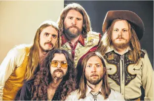  ?? CONTRIBUTE­D ?? Saskatoon’s favourite sons, The Sheepdogs, have just released their first album of new music in three years – No Simple Thing.
