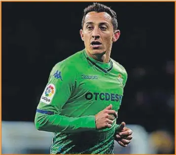  ??  ?? Guardado durante un partido con el Betis