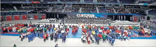  ??  ?? MUNDIAL DE KARATE. El reciente campeonato mundial en Madrid ha generado el último roce entre el COI y el Gobierno.