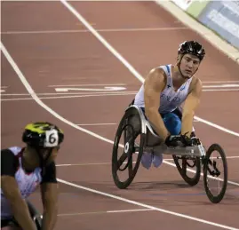  ?? FOTO: LEHTIKUVA / HANDOUT / RIKU VALLEALA KIHU ?? Henry Manni är ett av de största medaljhopp­en i den finländska truppen inför EM i paraidrott i Berlin.