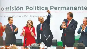  ?? Foto: Agencia Reforma ?? El dirigente nacional del tricolor, René Juárez, afirmó que visitará los estados de mayor peso electoral para afianzar su voto. /