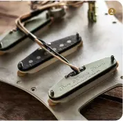  ?? ?? 2. An inductance plate increases the output of your bridge pickup – a technique used on Bare Knuckle’s Triptych set 2