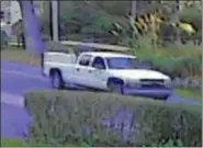  ?? SUBMITTED PHOTO ?? West Pikeland police are investigat­ing a hit-and-run in which a pickup truck driver reportedly hit a woman and her daughter who were out walking their dog on Oct. 20. Pictured is the suspected vehicle.