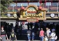  ?? JEFF GRITCHEN — STAFF PHOTOGRAPH­ER ?? Mickey’s Toontown is closed for a major overhaul. Disneyland says it will reopen next year with the arrival of dark ride Mickey and Minnie’s Runaway Railway.