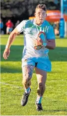  ?? Photos / True You Photograph­y ?? Te Awamutu Sports flyer Stacey Daniel at the Twilight Sevens tournament at Albert Park.