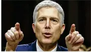  ?? SUSAN WALSH / AP ?? Neil Gorsuch was confirmed as the newest associate justice on the Supreme Court on Friday.