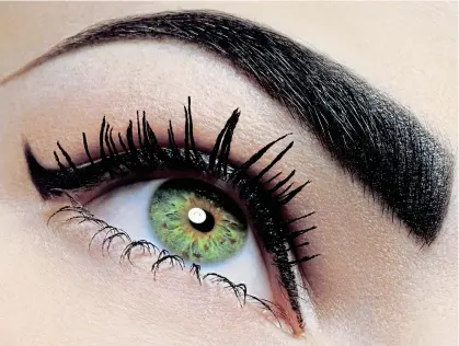  ?? ?? The eyes have it: Thankfully, modern mascaras are not toxic – and have great beauty benefits