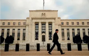  ?? REUTERS ?? The US Federal Reserve has been hinting at another interest rate hike.