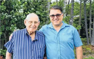  ?? CONTRIBUTE­D ?? Gilbert, left, and Paul Langille, right, of Langille’s Plumbing and Heating.