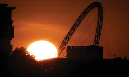  ?? ?? The FA will not light the Wembley arch in Israel’s national colours before England’s game against Australia. Photograph: Aaron Chown/PA